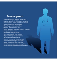 Medical background vector image