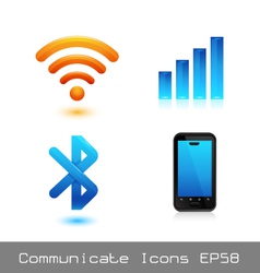 Communicate icon vector image
