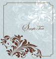 Decorative floral background vector image