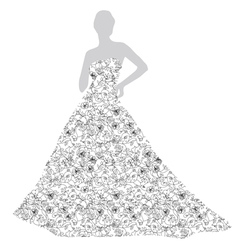 Bride vector image