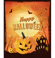 Retro Halloween background vector image