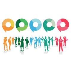 Business people vector image