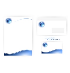 Corporate identity set vector image