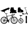 Sport equipment set vector image