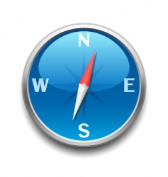 Compass vector image