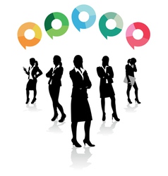 Business women vector image