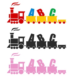 Beautiful Toy Train vector image