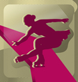 Figure skating vector image