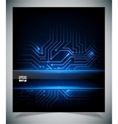 Smooth colorful abstract techno background vector image