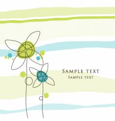Greeting card vector image
