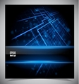Smooth colorful abstract techno background vector image