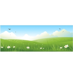 Nature landscape vector image