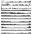 Edges of grunge vector image