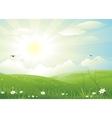 Nature landscape vector image