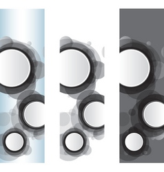 Circle background vector image