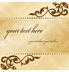 Floral arabesque background vector image