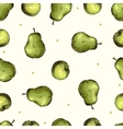 Seamless pattern of fruit - apple and pear Seamless pattern of fruit - apple and pear vector image