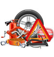 Car accessories concept Car accessories concept vector image