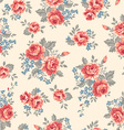 Retro classical roses vector image