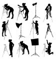 Photographers vector image
