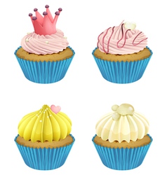 Cupcakes vector image