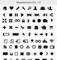 General icons vector image