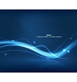 Abstract glowing lines vector image