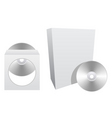 White paper packaging vector image