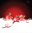 Christmas background vector image