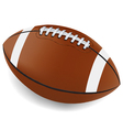 Realistic American Football vector image