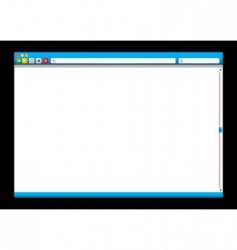Internet web browser vector image