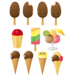 Ice-cream vector image