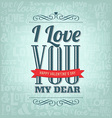 Valentines Day Design vector image