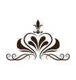 Vintage decoration element ornate image Vintage decoration element ornate image vector image