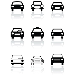 Car symbol set Car symbol set vector image