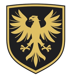 Eagle - coat of arms vector image