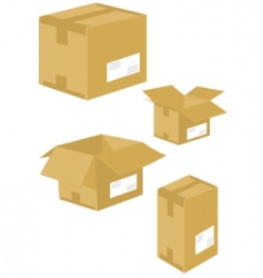 Cartons vector image