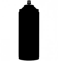 Spray can vector image