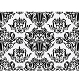Floral seamless wallpaper vector image