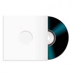 Shiny cd and case vector image