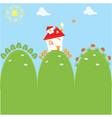 Cartoon home vector image