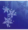 Christmas greeting card vector image