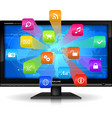 Display icons vector image