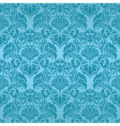 Turquoise seamless wallpaper vector image