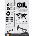 Infographic oil of the world vector image