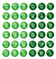 Icons set vector image