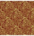 Gold seamless wallpaper vector image