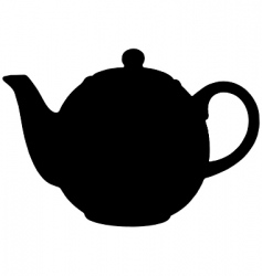 Teapot vector image