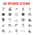 Sports icons vector image
