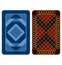 Playing card design vector image